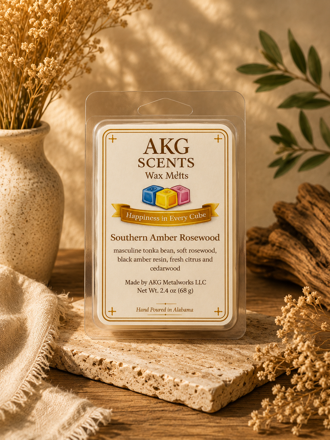 AKG Scents Signature Wax Melts.