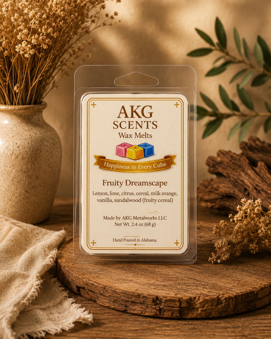 AKG Scents Signature Wax Melts.