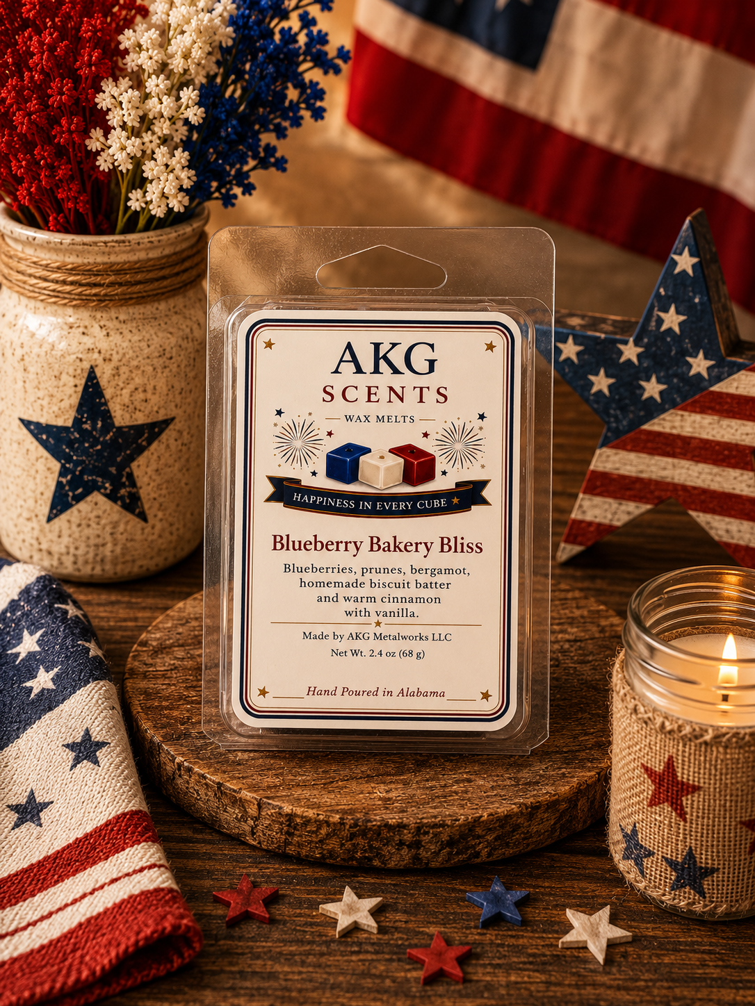 AKG Scents Fourth of July Collection – Limited Edition Wax Melts 🇺🇸