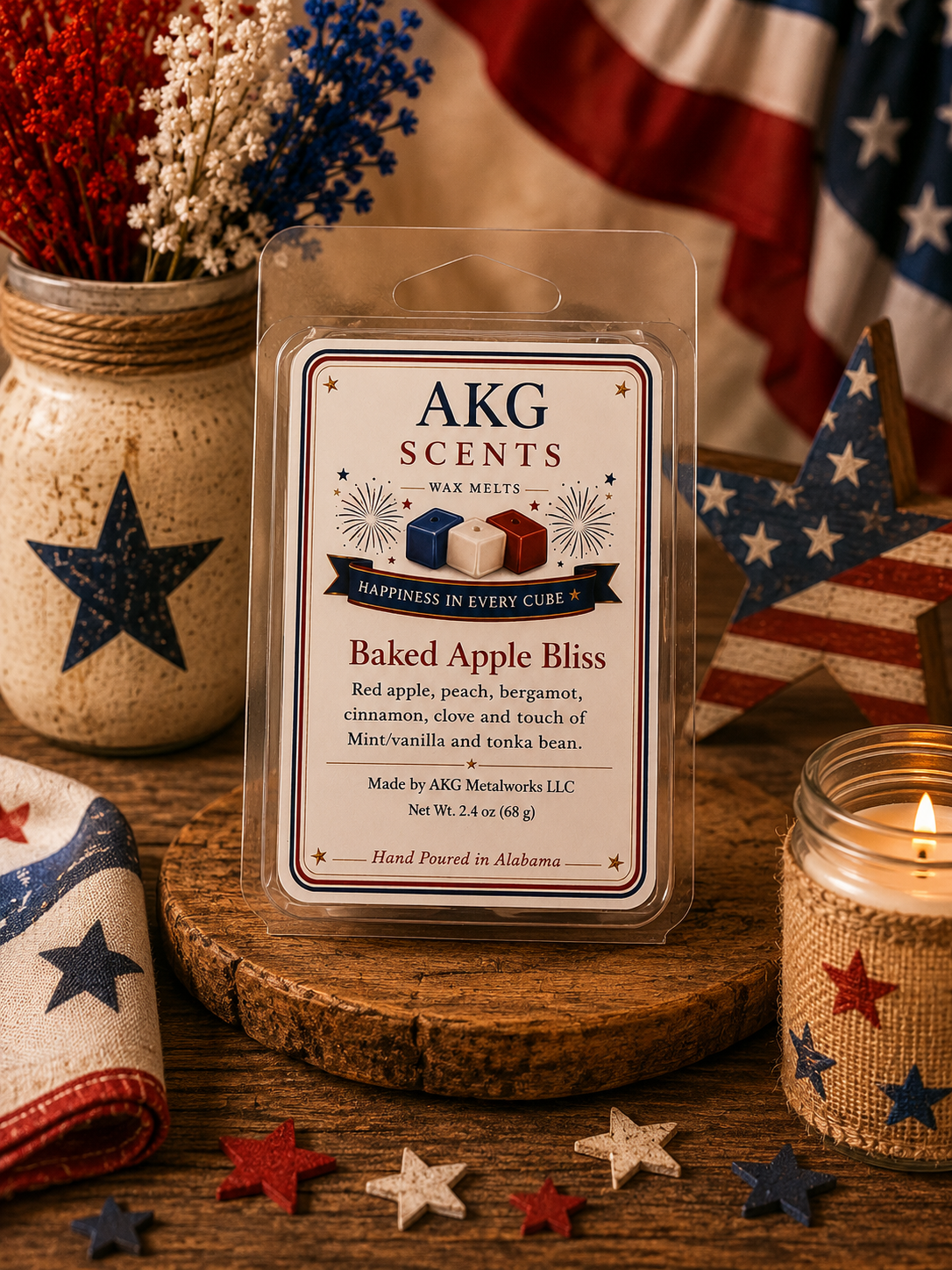 AKG Scents Fourth of July Collection – Limited Edition Wax Melts 🇺🇸
