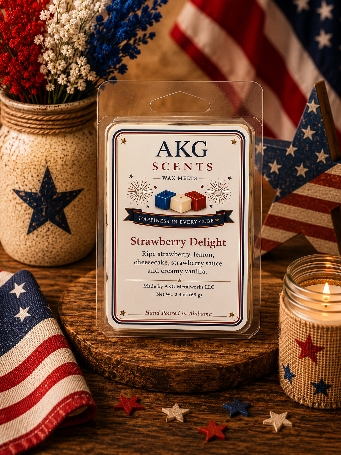 AKG Scents Fourth of July Collection – Limited Edition Wax Melts 🇺🇸