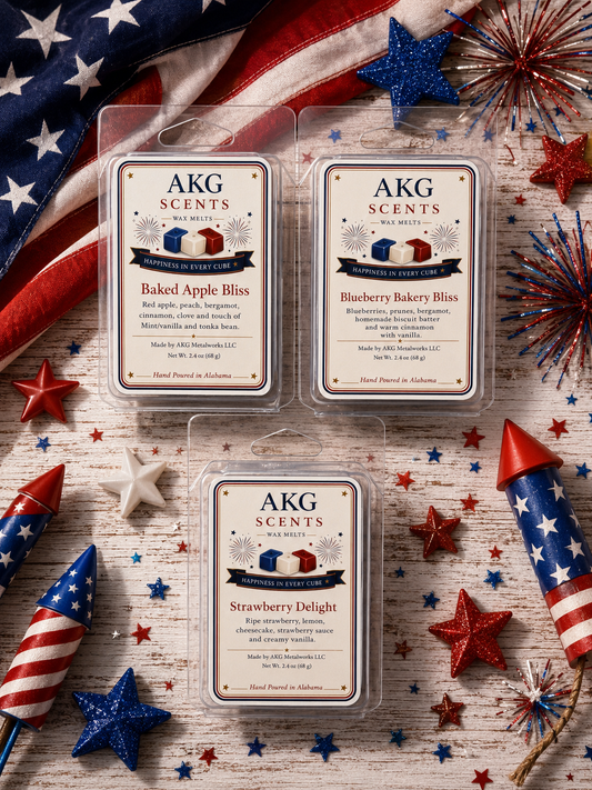 AKG Scents Fourth of July Collection – Limited Edition Wax Melts 🇺🇸