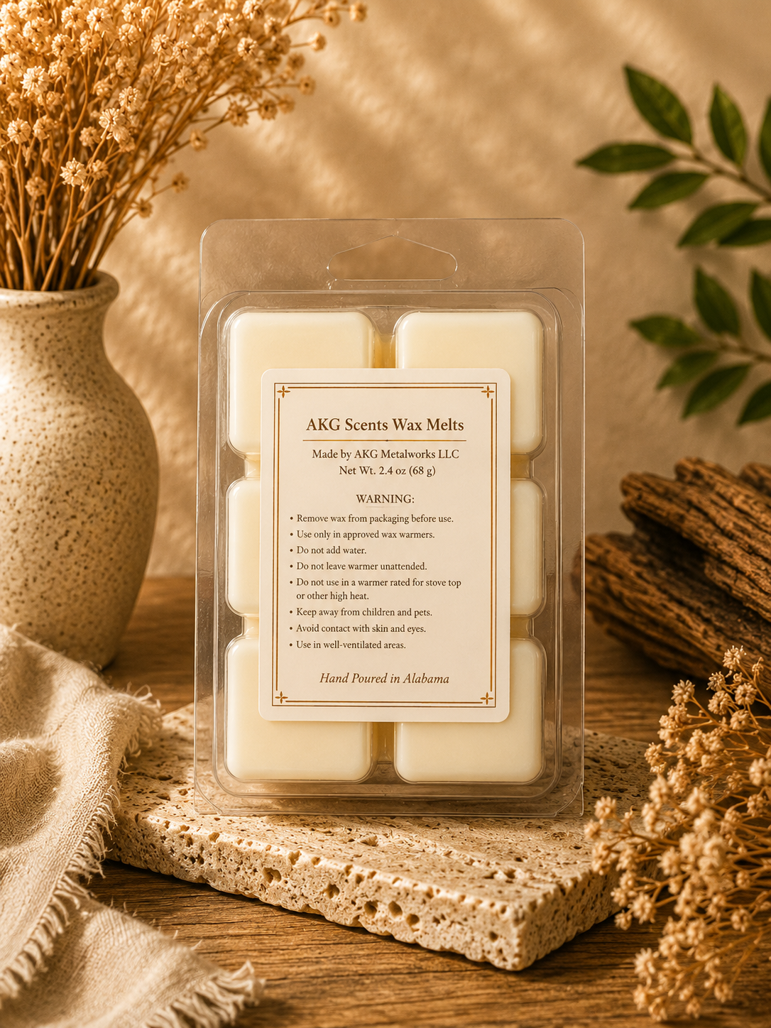 AKG Scents Signature Wax Melts.