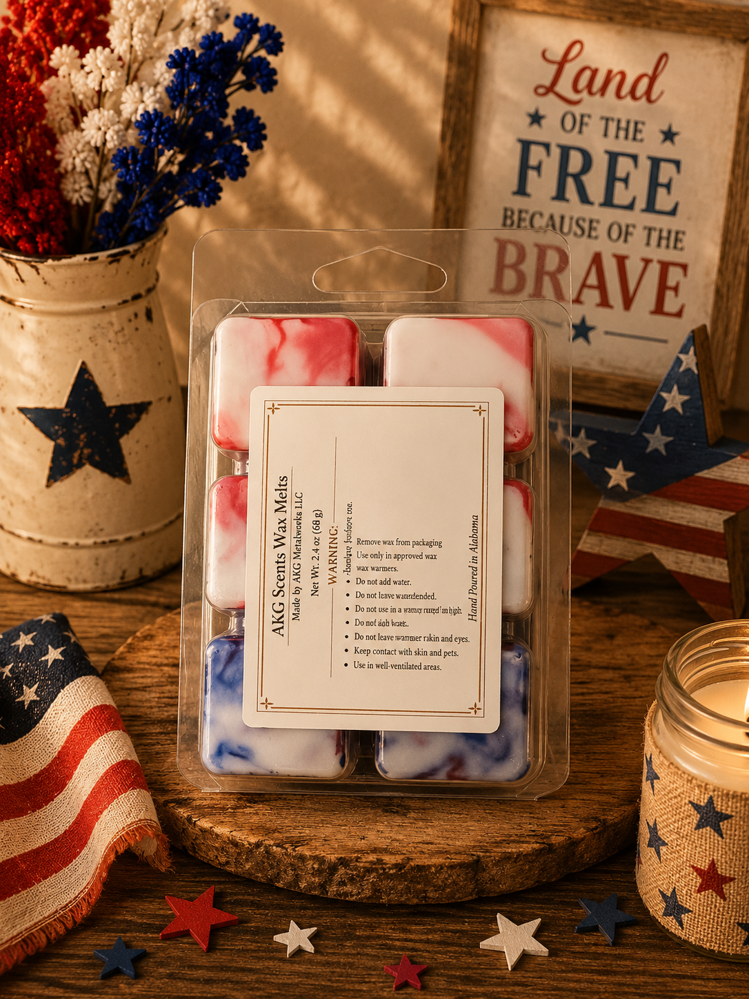 AKG Scents Fourth of July Collection – Limited Edition Wax Melts 🇺🇸